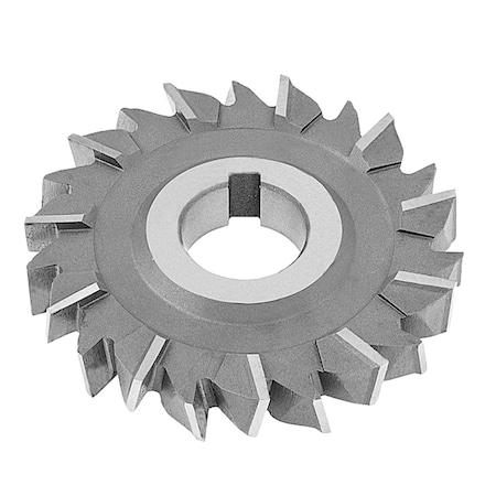 Stm 6 x 34 x 1 Bore HSS Staggered Tooth Milling Cutter 135290